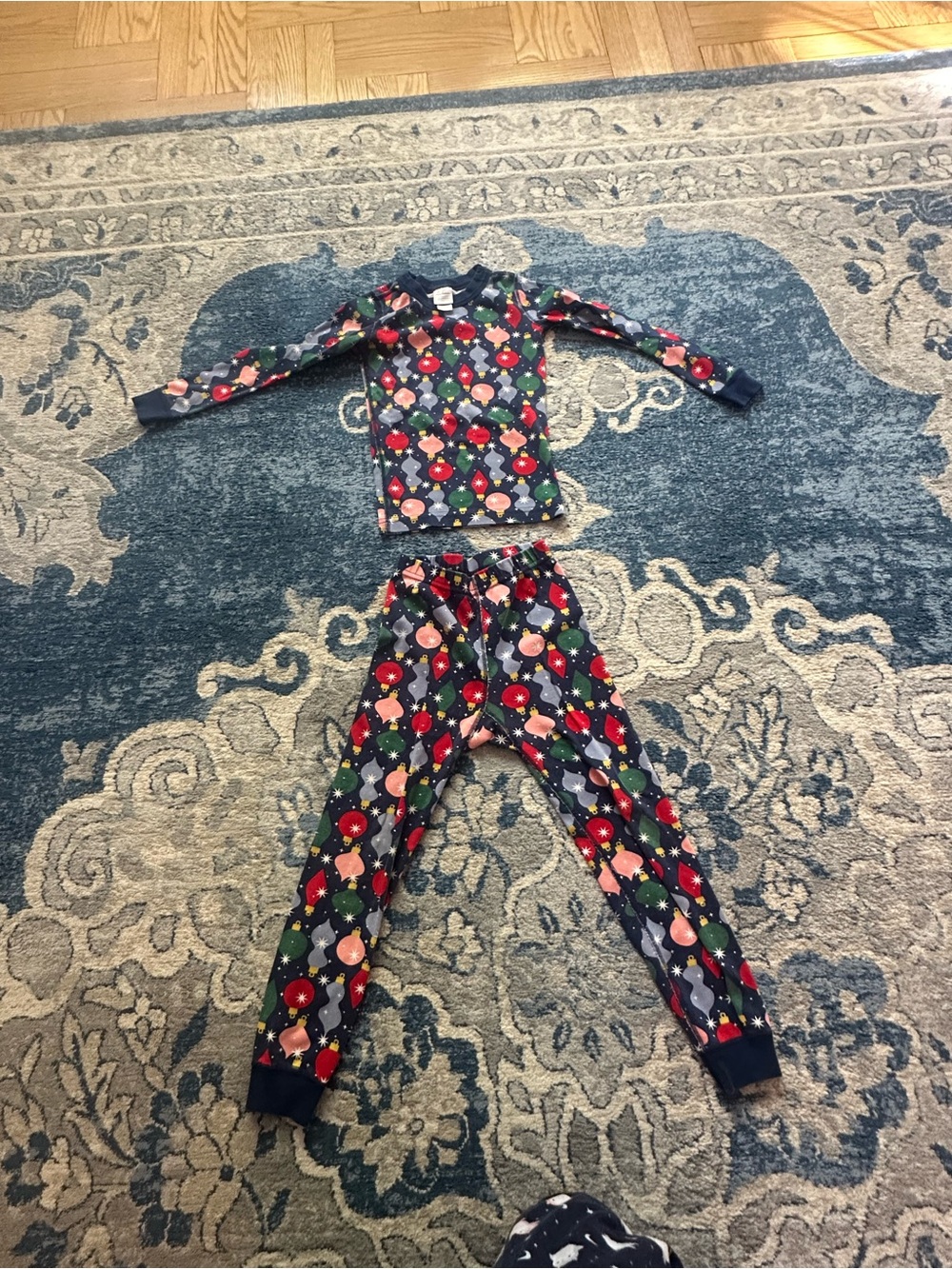 Kids Hanna Andersson Holiday Ornament Pajama Set